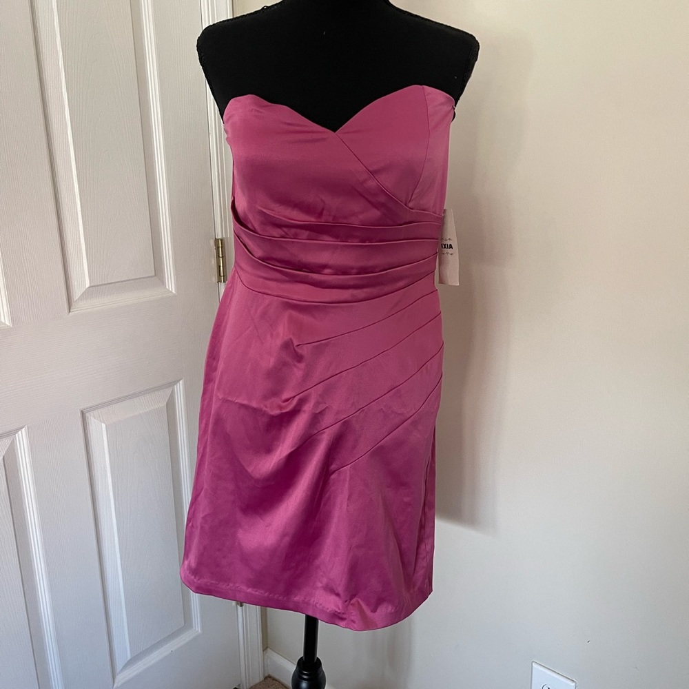 Strapless cocktail dress